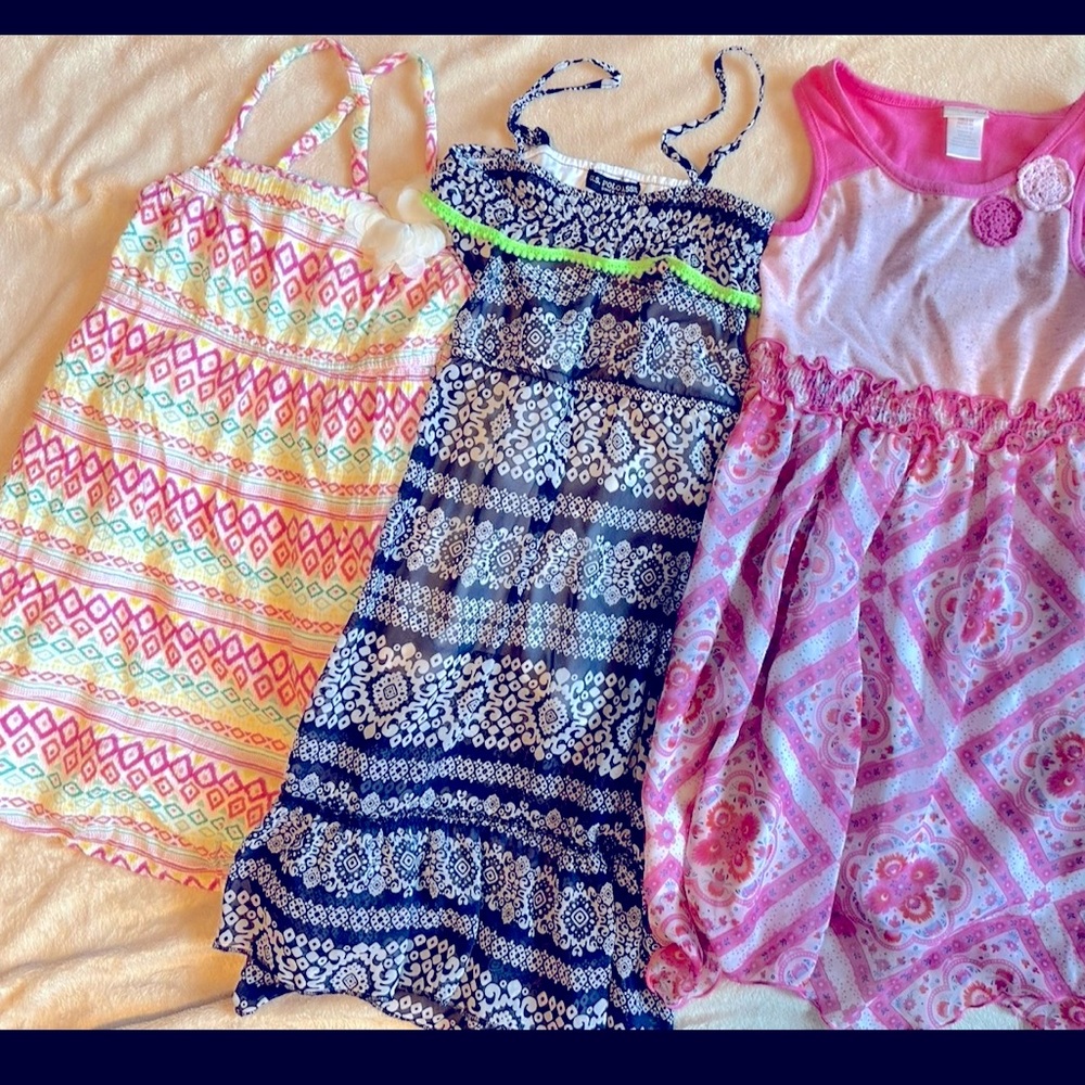 3 dress lot adorable Sz 6x Summer Dresses